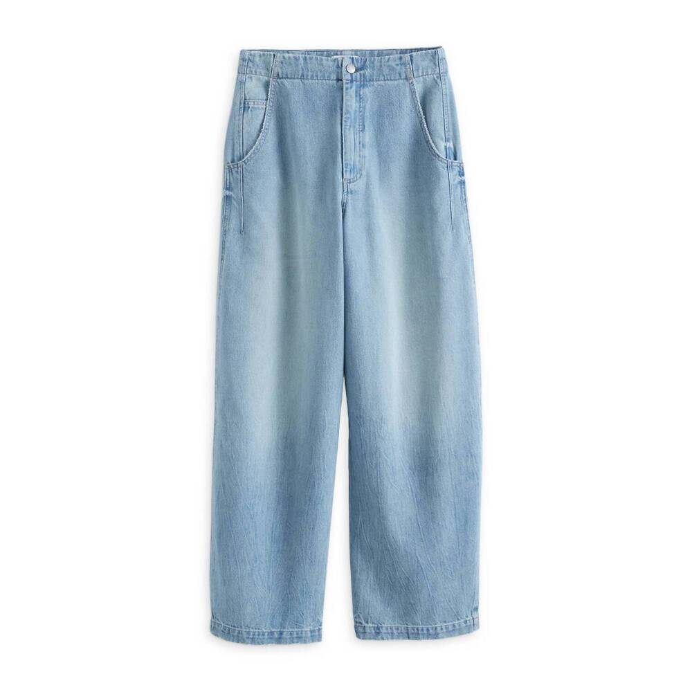 NEW PISTOLA lottie high rise relaxed bowed leg jean in qualifier - Picture 5 of 5